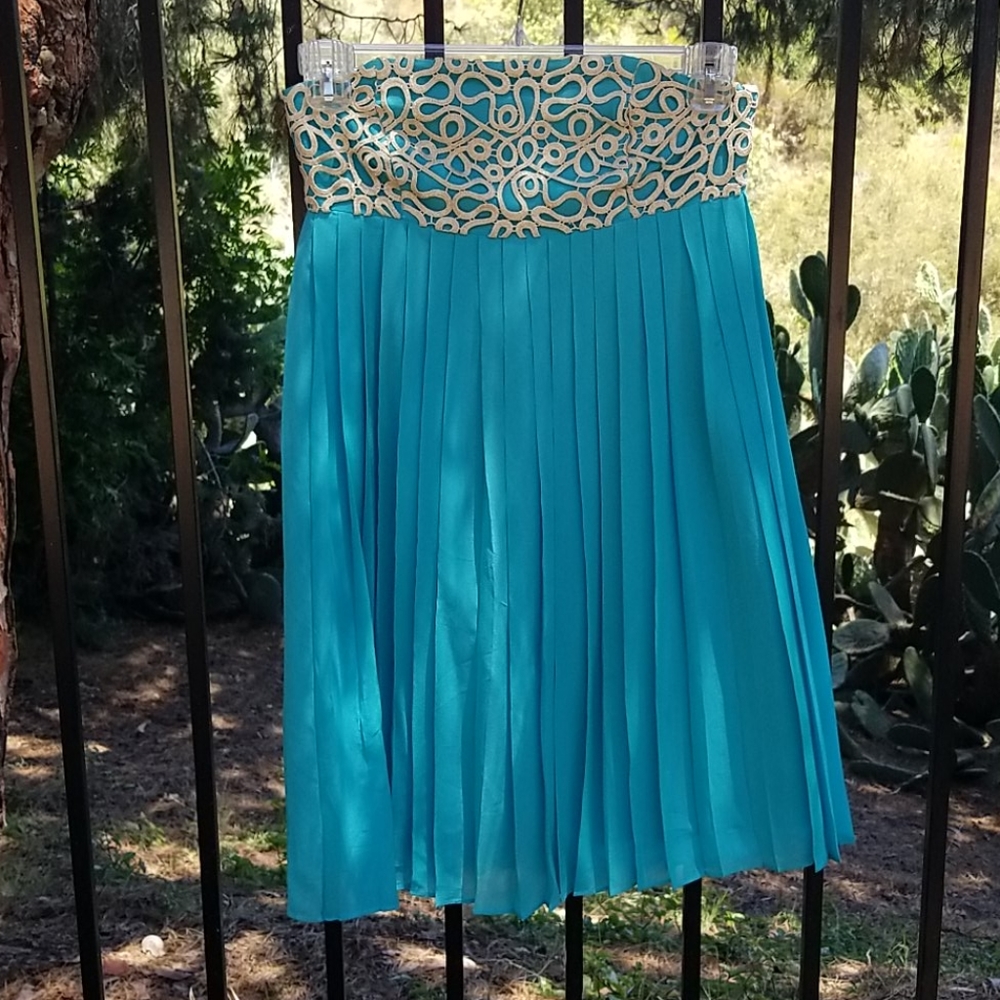 Lilly Pulitzer strapless party dress